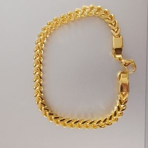 Nice Gold Plated Titanium Steel Bracelet